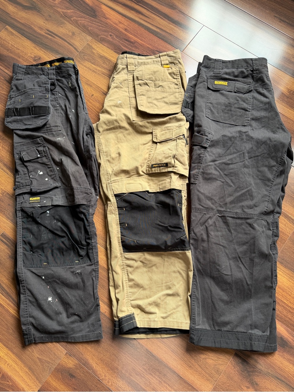Dewalt Pro Tradesman Thrashed Paint Covered Work Pants Bundle 40X31